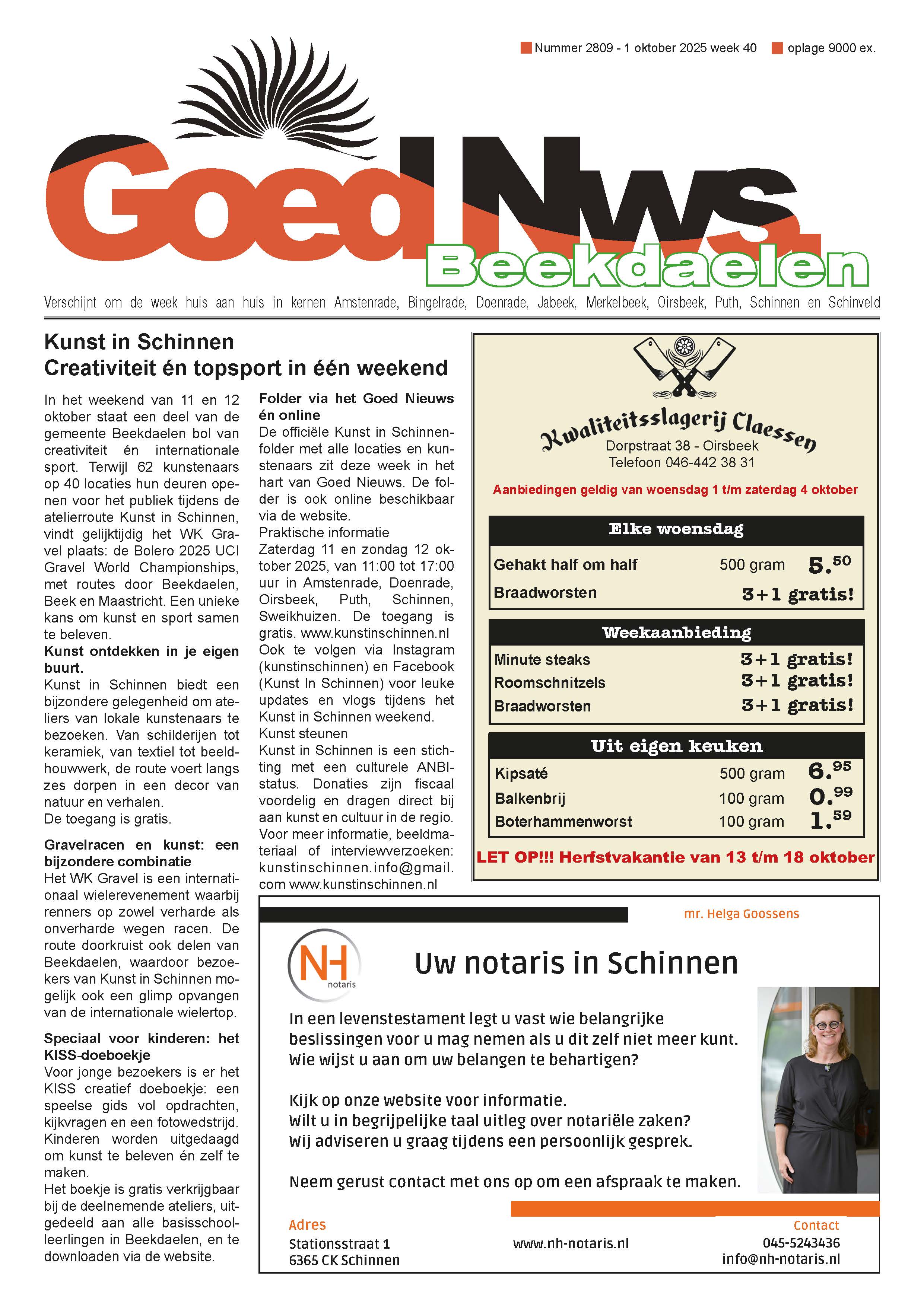 Weekblad Goed Nieuws Nieuwe Oplage