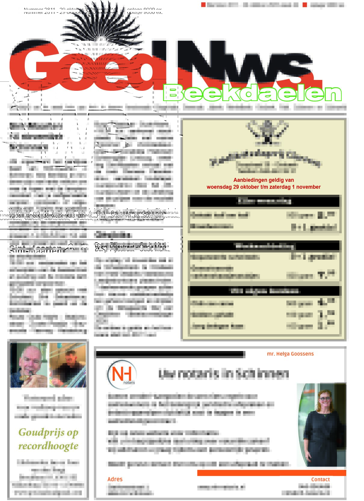 Weekblad Goed Nieuws Nieuwe Oplage